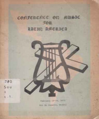 18131 - Conference On Music For Latin America