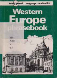 1911440 - Western Europe Phrasebook