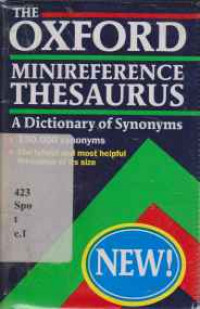 1911631. - The Oxford Minireference Thesaurus