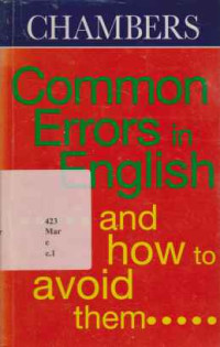1911751 - Chambers Common Errors In English