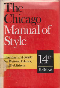 35227 - The Chicago Manual Of Style