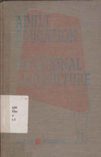 KAL382 - Adult Education In Vocational Agriculture