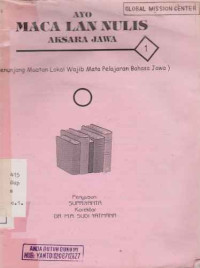 MSI154 - Ayo Maca Lan Nulis Aksara Jawa I