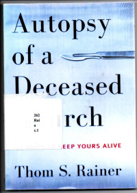 Autopsy Of A Deceased Church: 12 Ways To Keep Yours Alive