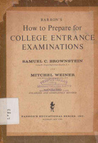 13317 - How To Prepare For College Entrance Examinations