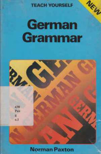 1911225 - German Grammar (teach Yourself)