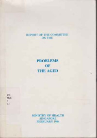1911919 - Report Of The Commitee On Tha Problems Of The Ages