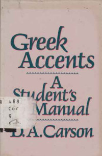 26245 - Greek Accents A Student's Manual
