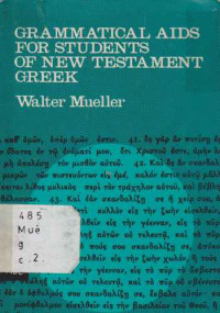 26409 - Grammatical Aids For Students Of New Testament Greek