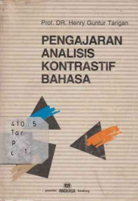 33979 - Pengajaran Analisis Kontrastif Bahasa