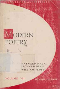 34985 - Modern Poetry