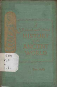 3499 - A Political And Cultural History Of The Ancient World. Vol. I