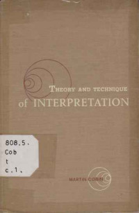 36244 - Theory & Tehnique Of Interpretation