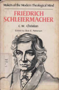 37213 - Friedrich Schliermacher