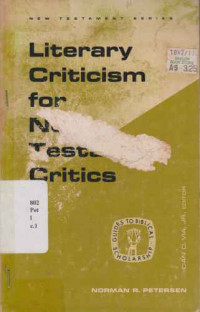 37415. - Literary Criticism For New Testament