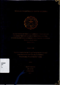 Kajian Fungsi Kepenatuaan Menurut 1 Timotius 3:1-7 Dalam Sistem Pemerintahan Presbiterial Sinodal di Gereja Santapan Rohani Indonesia dan Relevansinya Denag Pelayanan Masa Kini.
