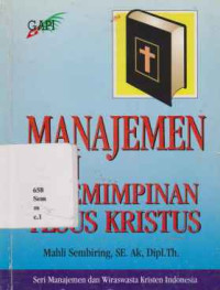 KSH62 - Manajemen Dan Kepemimpinan .Yesus Kristus