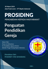 Prosiding - Pengabdian Kepada Masyarakat “Penguatan Pendidikan Gereja