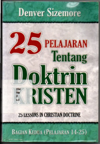 D-25 Pelajaran Tentang Doktrin Kristen