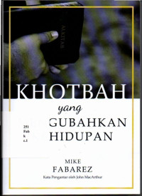 Khotbah yang mengubahkan kehidupan