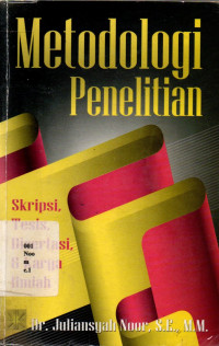 Metodologi Penelitian- Skripsi, Tesis, Disertasi,dan Karya Ilmiah