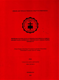 PPT176T - PENINGKATAN PELAYANAN PEMUDA DAN REMAJA GEREJA GOLDEN GATE COMMUNITY CHURCH G2CC, GRAHA PADMA SEMARANG