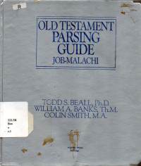 Old Testament Parsing Guide Job - Malachi