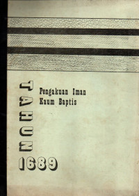 Pengakuan Iman Kaum Baptis Tahun 1689