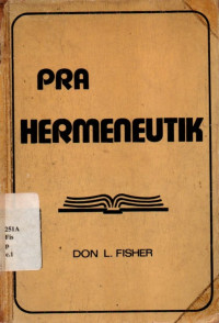 26739 - Pra Hermeneutik