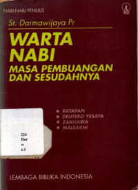 Warta Nabi : Masa Pembuangan Dan Sesudahnya