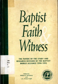 Baptist Faiths Witness .