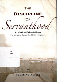 The Discipline of Servanthood